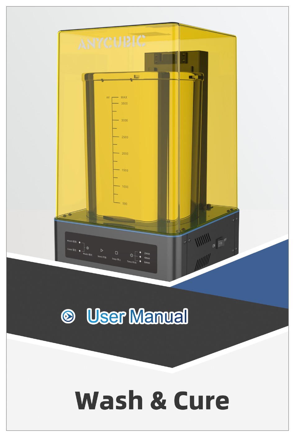 ANYCUBIC WASH AND CURE USER MANUAL Pdf Download | ManualsLib