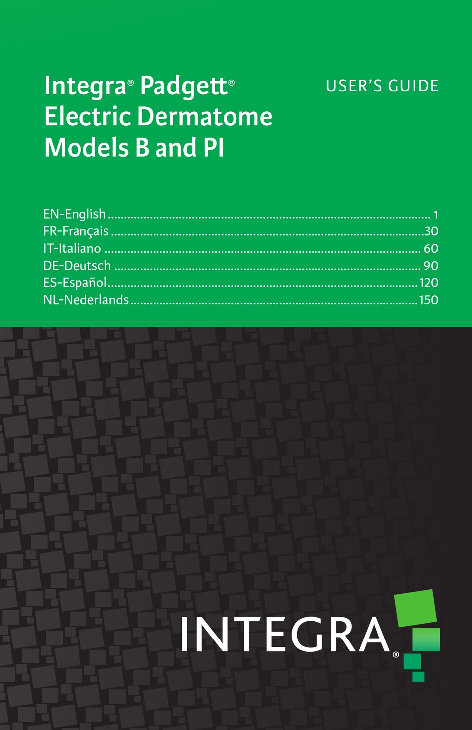 INTEGRA PADGETT B USER MANUAL Pdf Download | ManualsLib