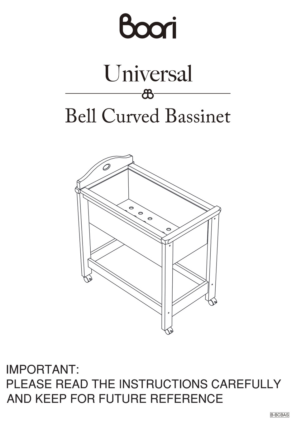 BOORI UNIVERSAL BELL CURVED BBCBAS INSTRUCTIONS MANUAL Pdf
