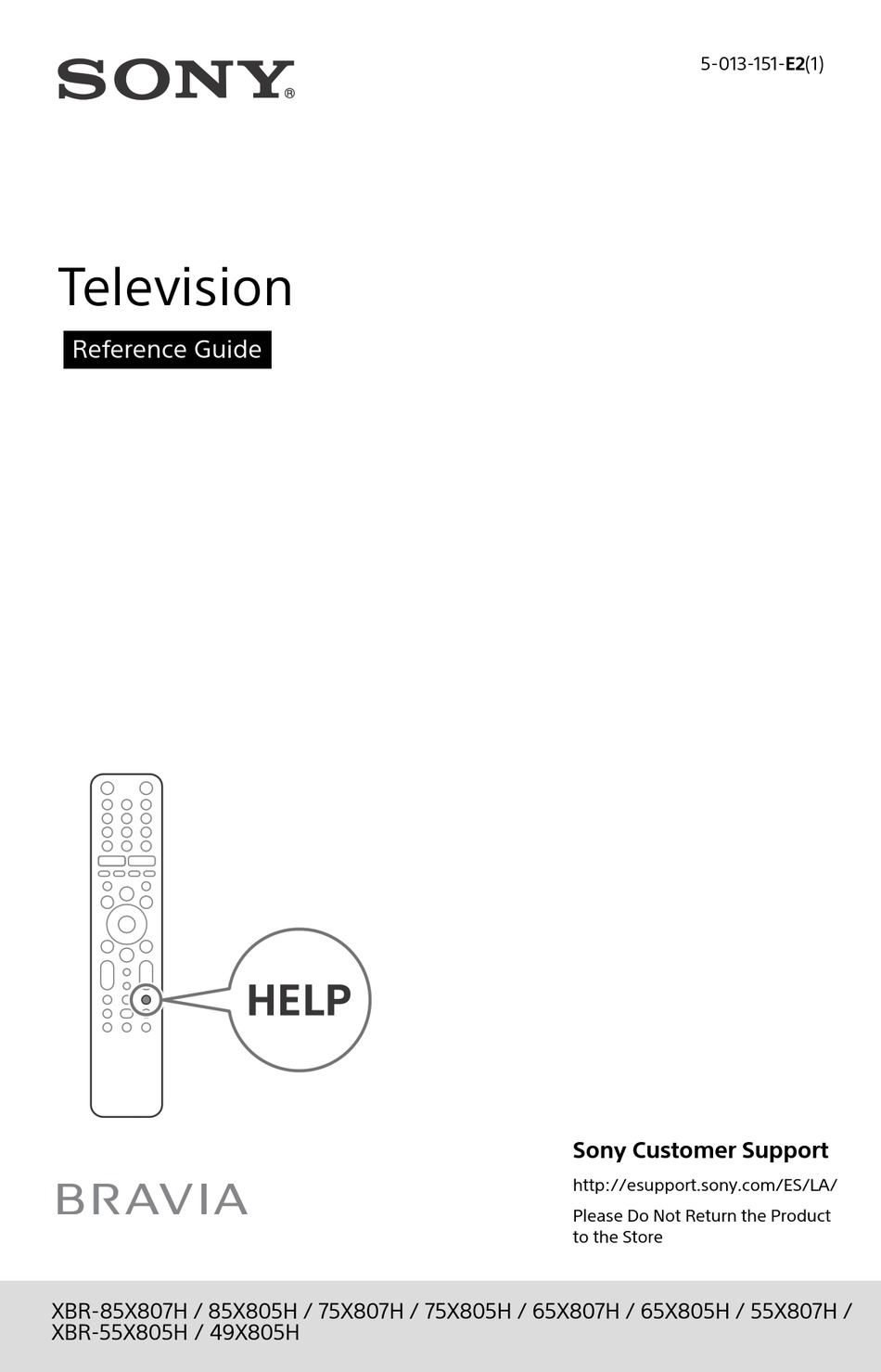 sony-bravia-xbr-85x807h-reference-manual-pdf-download-manualslib