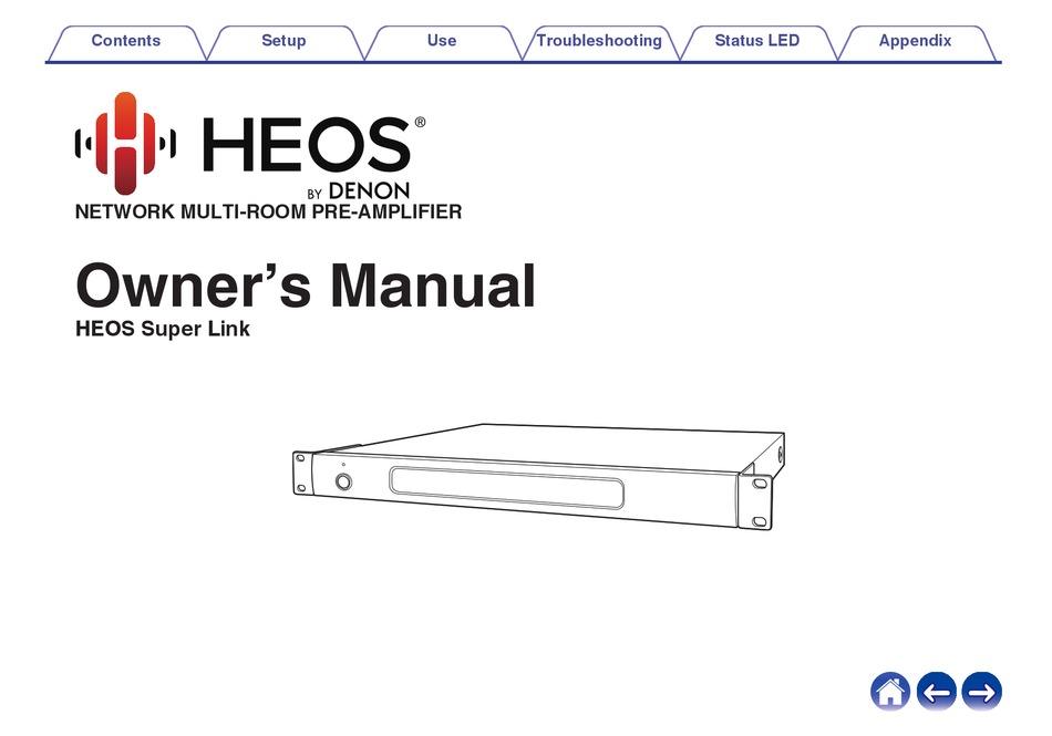 DENON HEOS SUPER LINK OWNER'S MANUAL Pdf Download ManualsLib