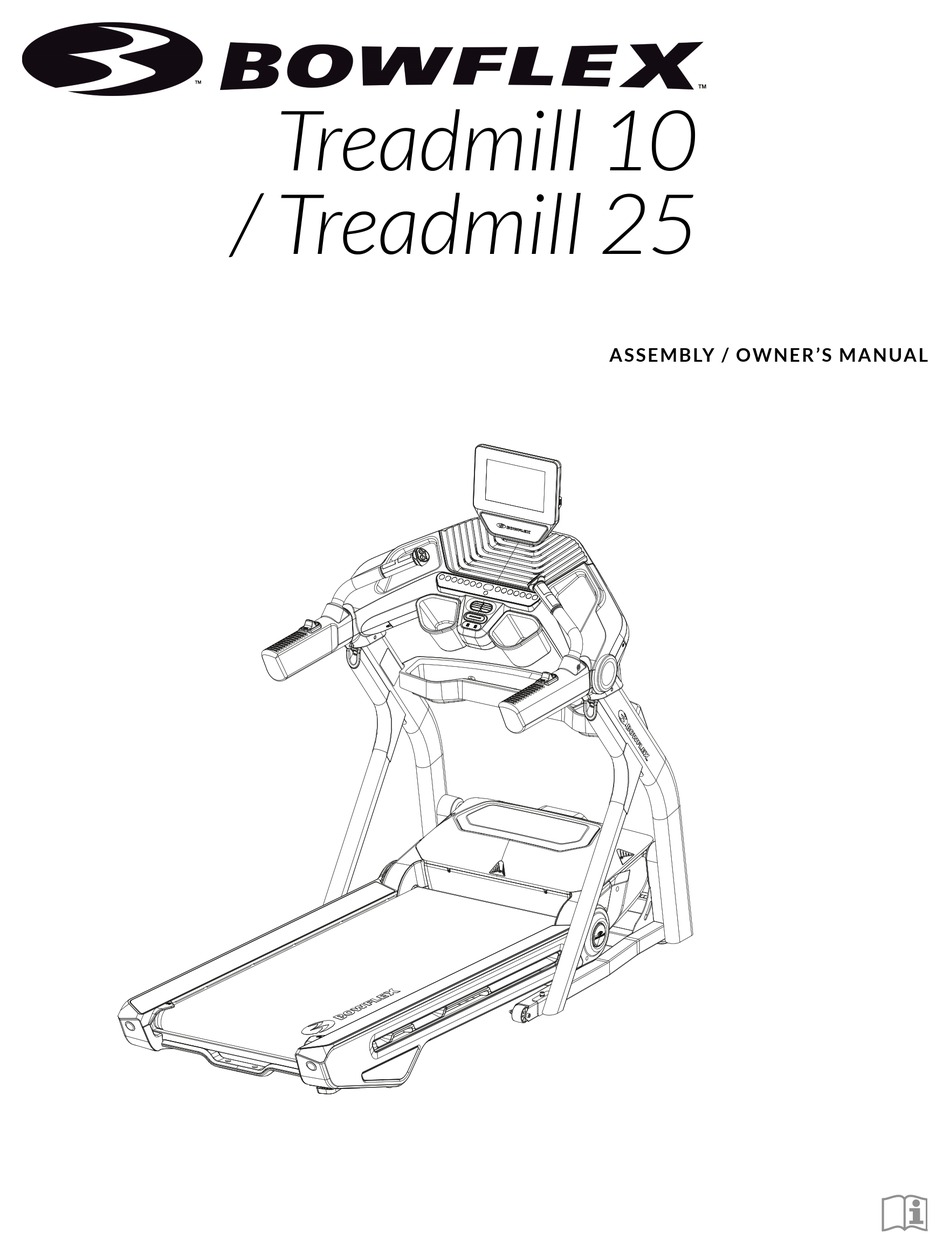 BOWFLEX TREADMILL 10 ASSEMBLY & OWNERS MANUAL Pdf Download | ManualsLib