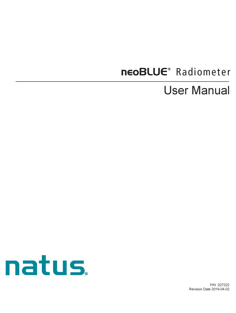 natus neoblue radiometer