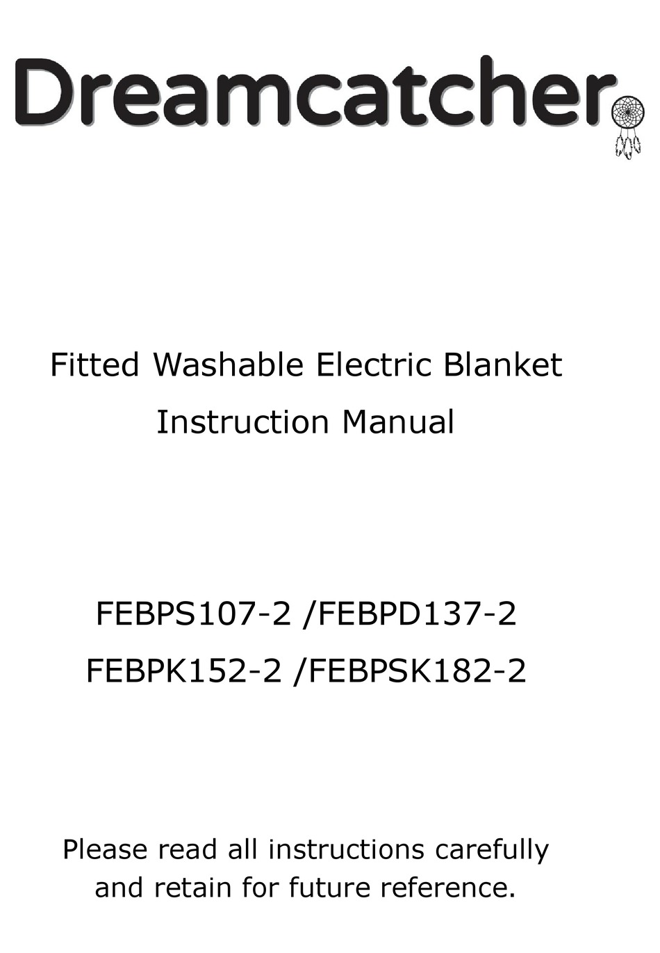 dreamcatcher electric blanket