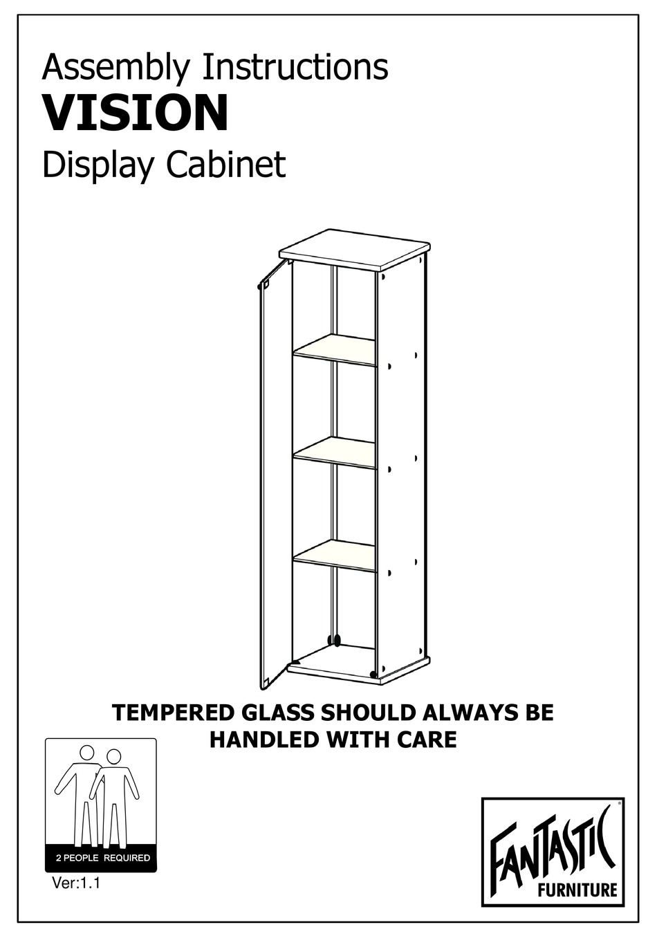 FANTASTIC FURNITURE VISION ASSEMBLY INSTRUCTIONS MANUAL Pdf Download