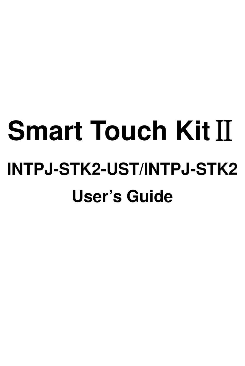 ACER SMART TOUCH KIT II USER MANUAL Pdf Download ManualsLib