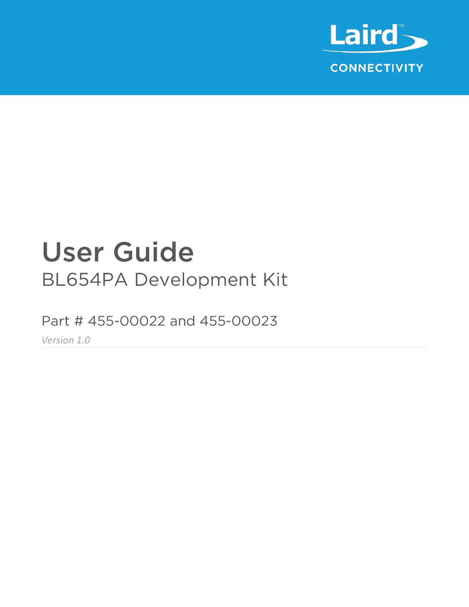 LAIRD BL654PA USER MANUAL Pdf Download ManualsLib