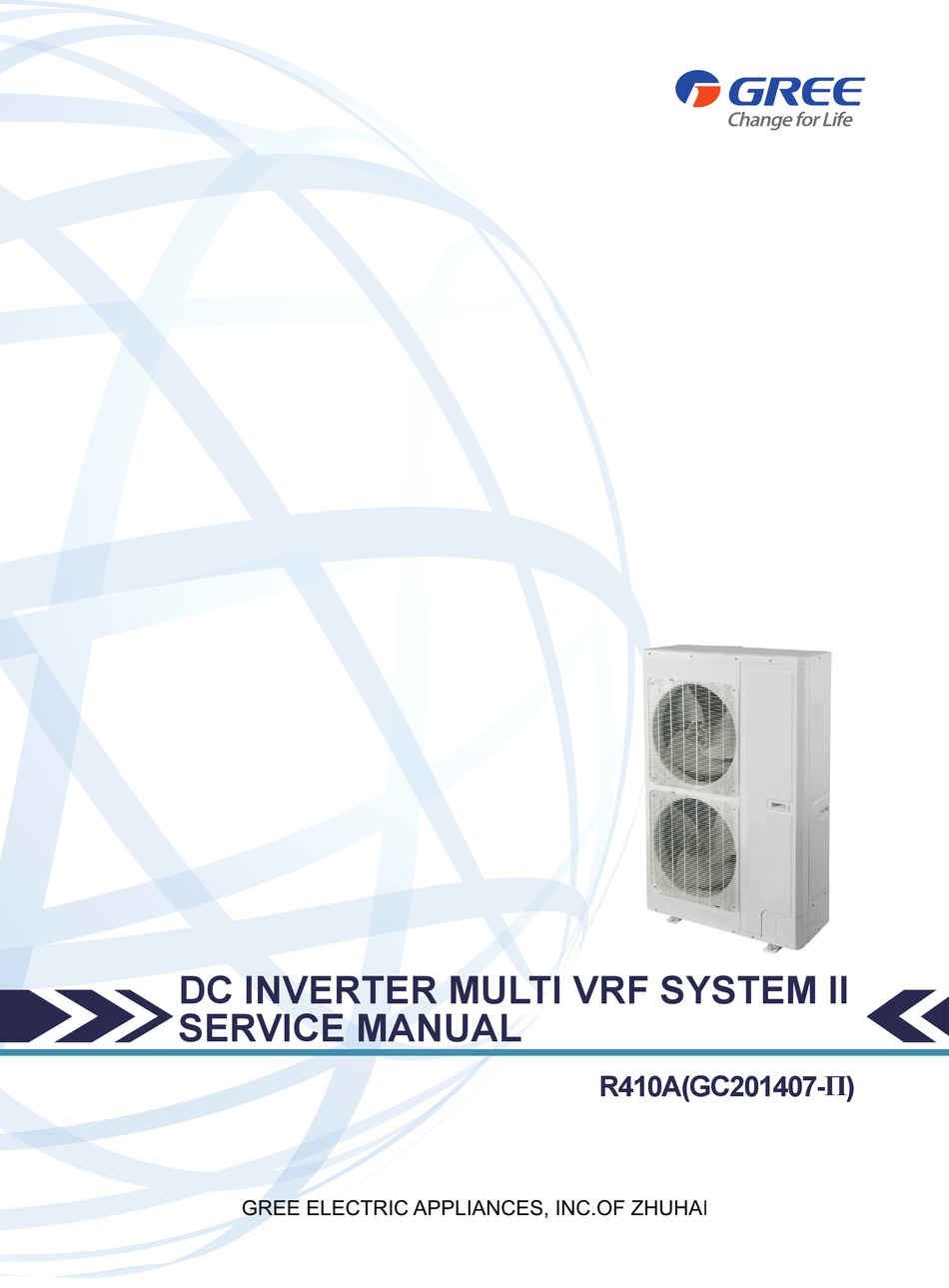 Gree Multi Vrf System Ii Gmv Wl A T Service Manual Pdf Download Manualslib