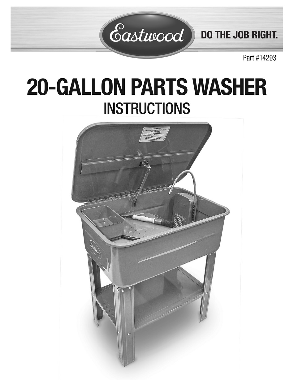 Eastwood 40 Gallon Parts Washer