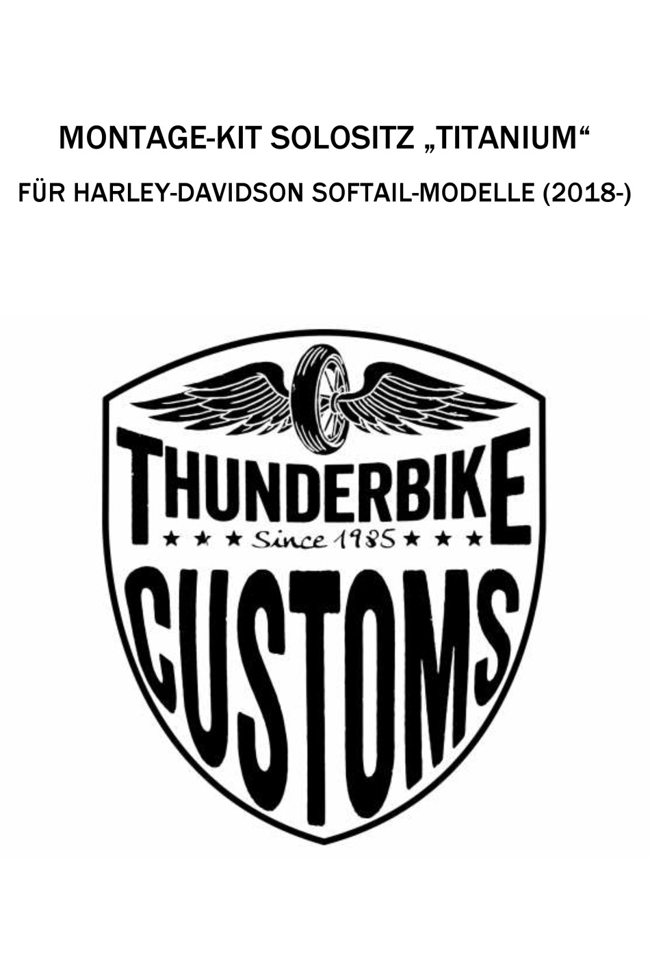 THUNDERBIKE TITANIUM MANUAL Pdf Download ManualsLib