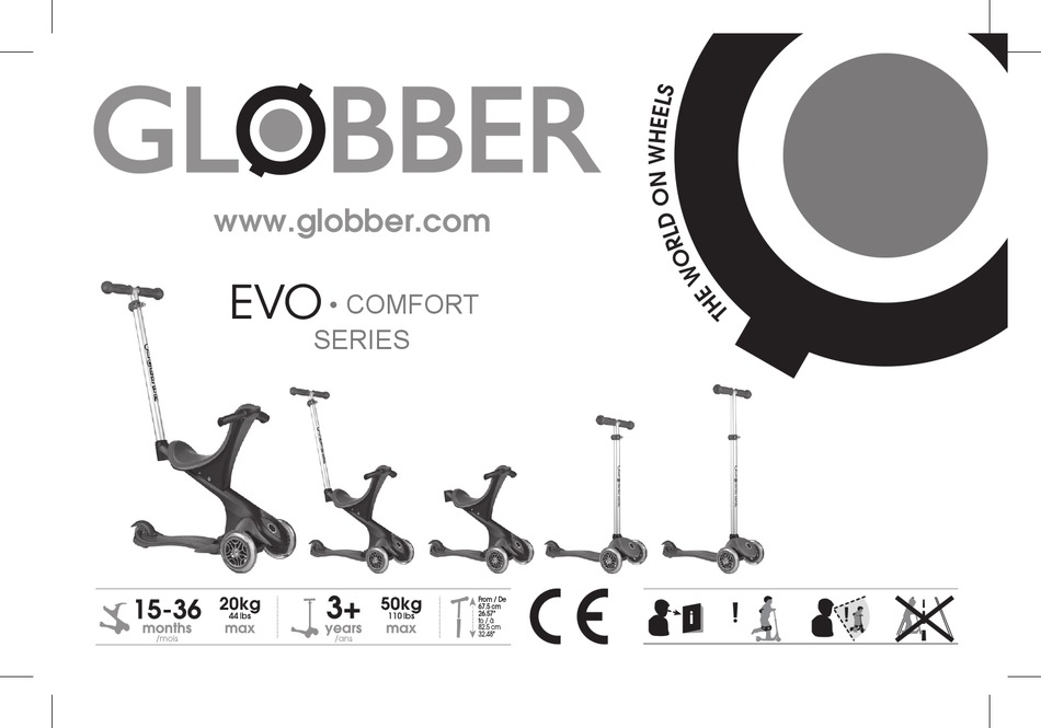 Globber Evo Comfort Series Owner S Manual Pdf Download Manualslib