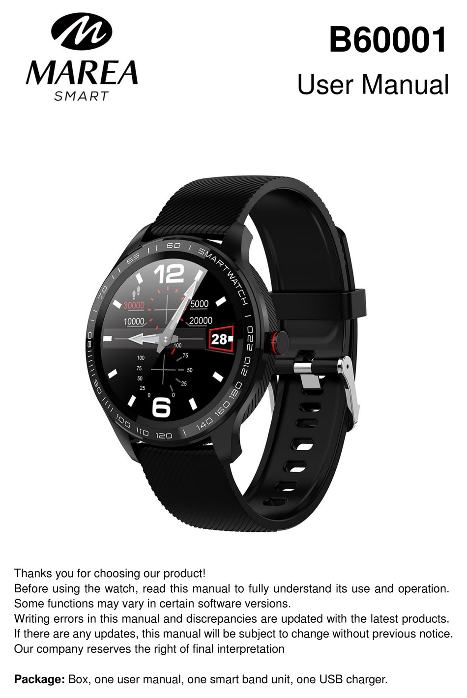 MAREA SMART B60001 USER MANUAL Pdf Download | ManualsLib