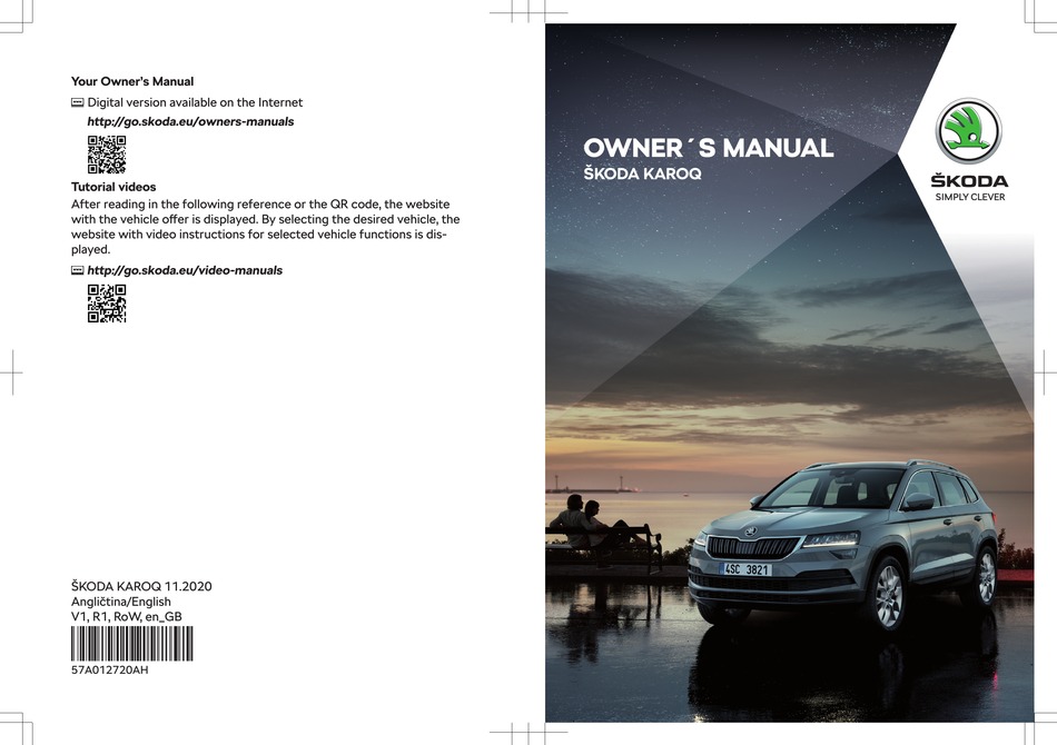 Skoda Karoq Owner's Manual Pdf Download 