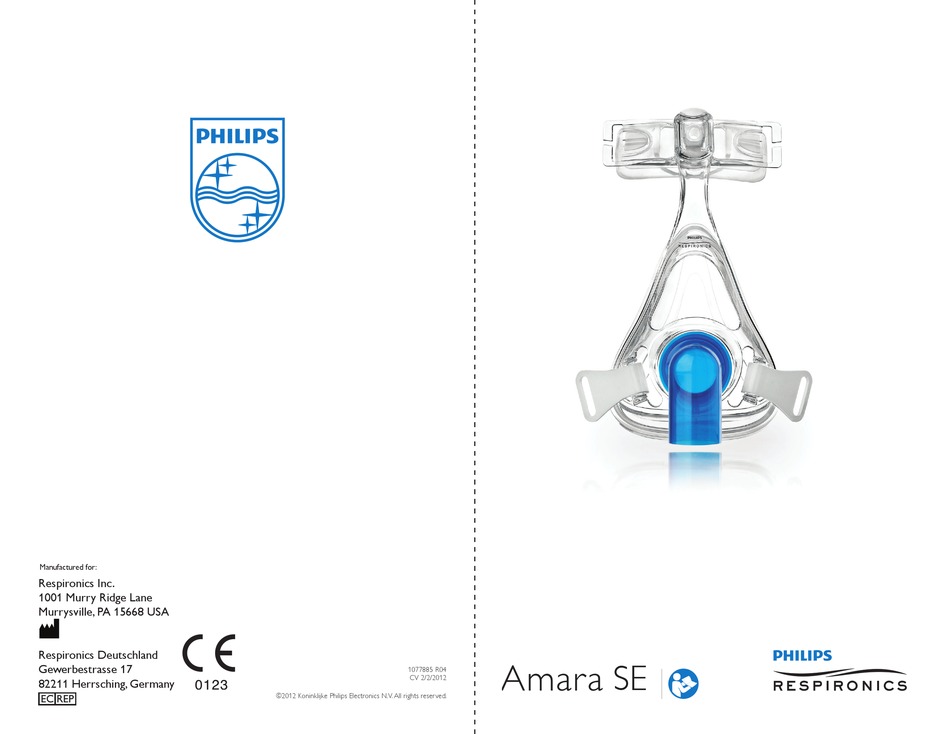 PHILIPS RESPIRONICS AMARA SE INSTRUCTIONS FOR USE MANUAL Pdf Download