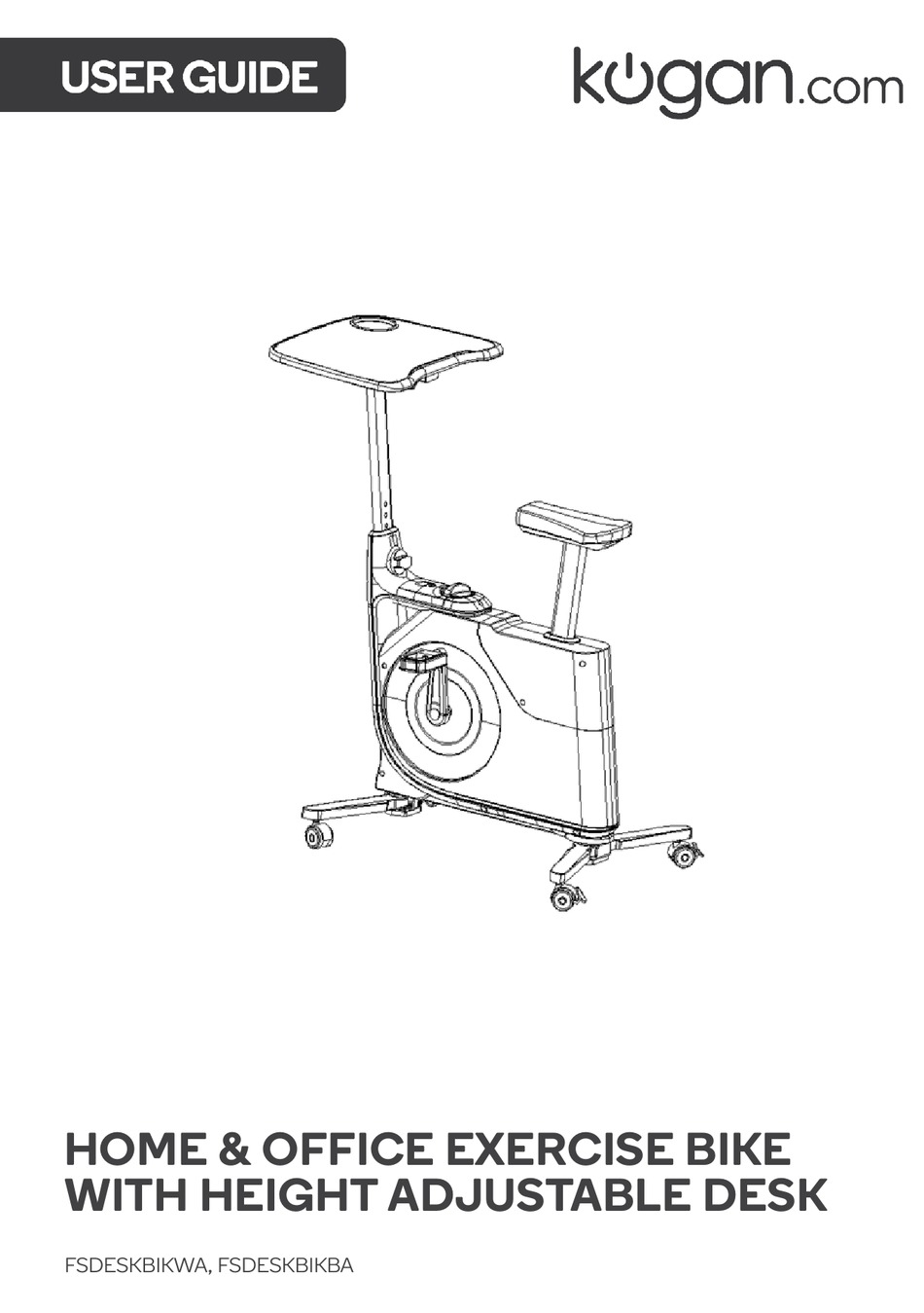 KOGAN FSDESKBIKWA USER MANUAL Pdf Download ManualsLib