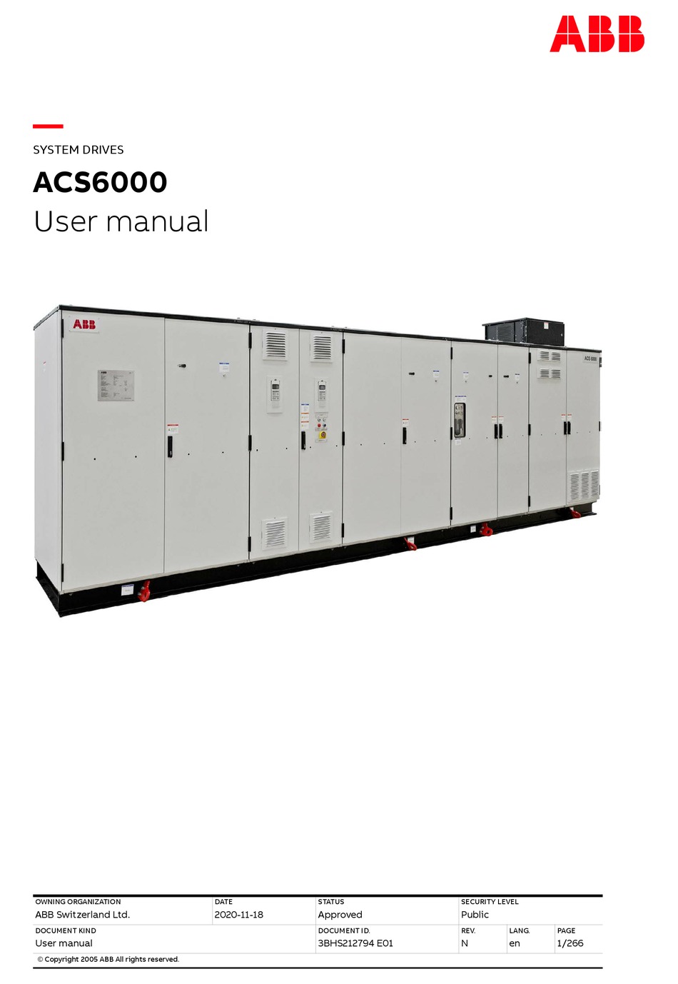 ABB ACS6000 USER MANUAL Pdf Download | ManualsLib
