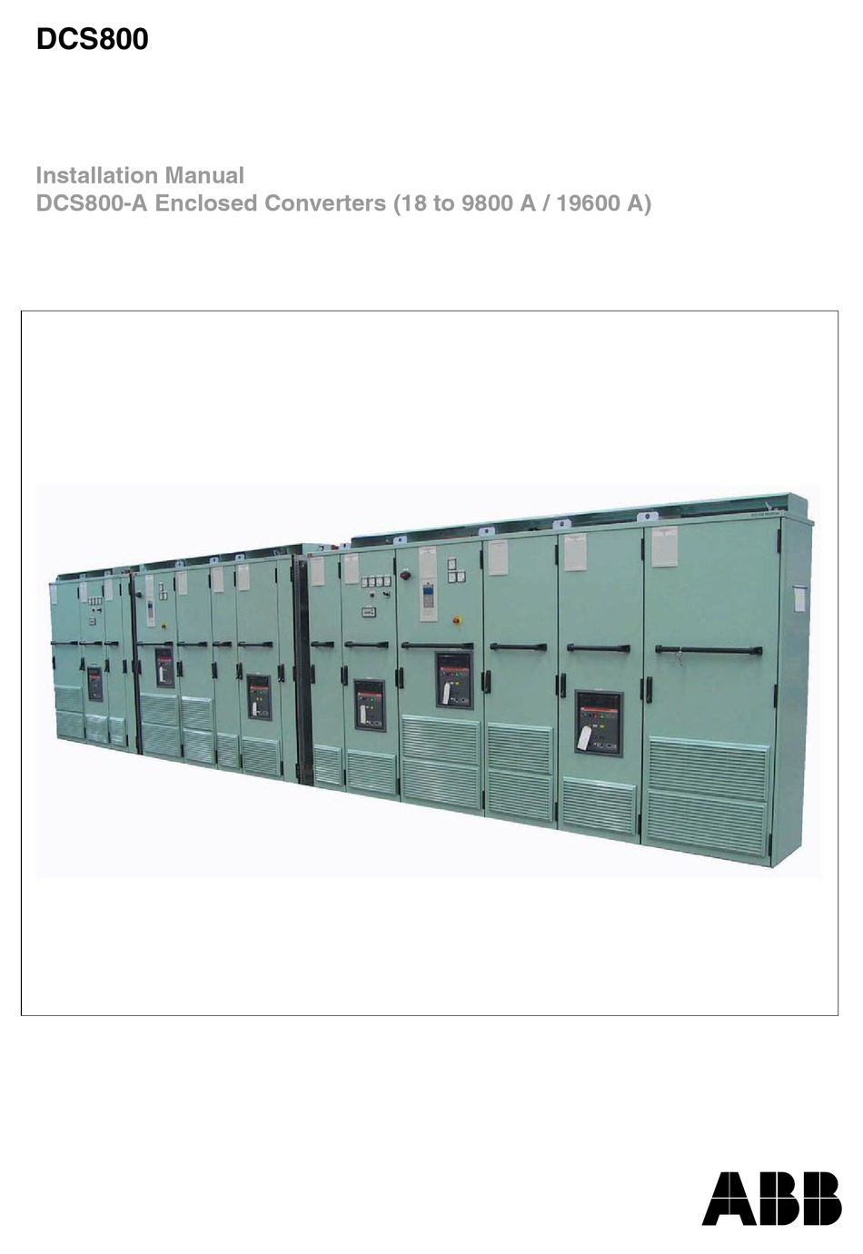 ABB DCS800 SERIES INSTALLATION MANUAL Pdf Download ManualsLib