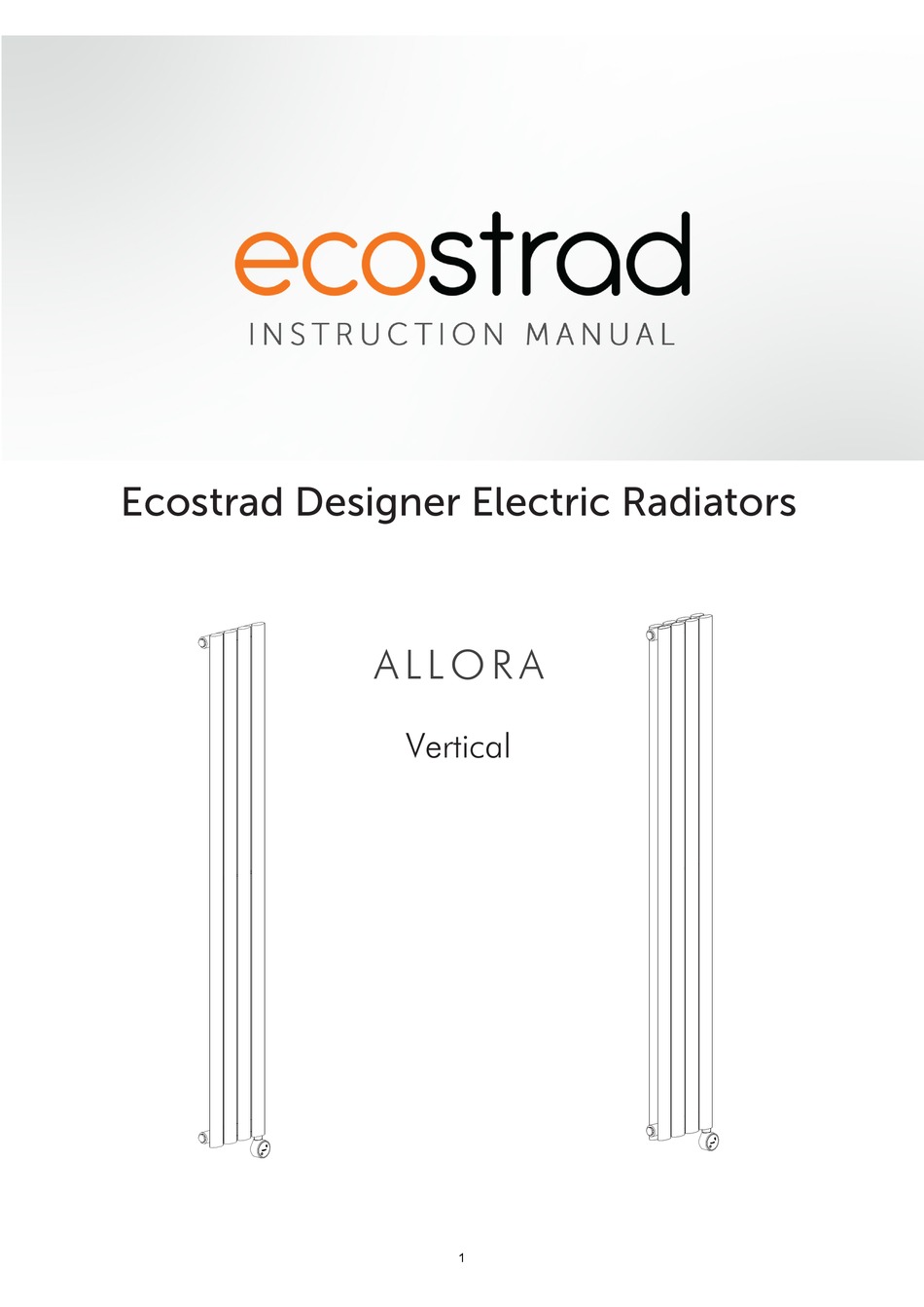 ecostrad adesso designer electric radiators