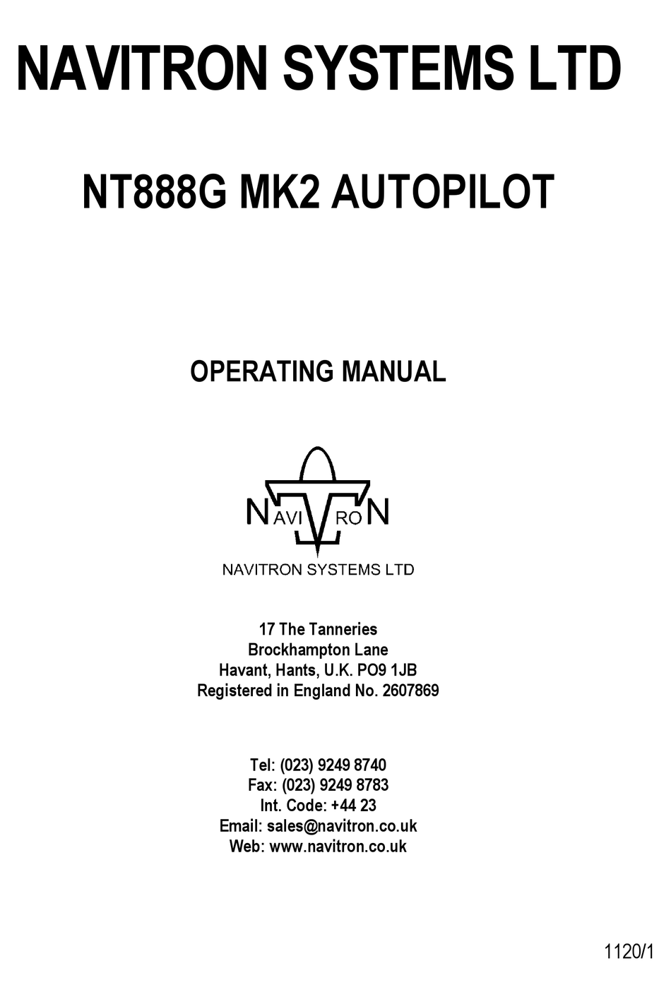 VOUNOT NSPW750-A INSTRUCTION MANUAL Pdf Download