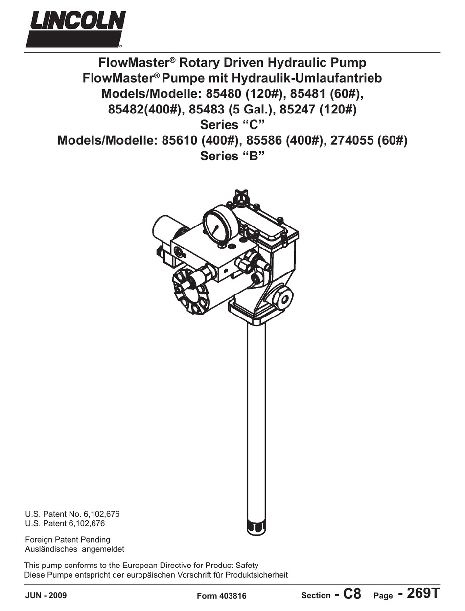 LINCOLN FLOWMASTER С SERIES MANUAL Pdf Download ManualsLib