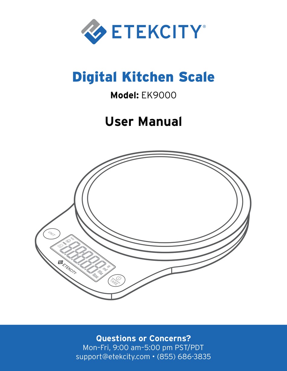 ETEKCITY EK9000 USER MANUAL Pdf Download ManualsLib