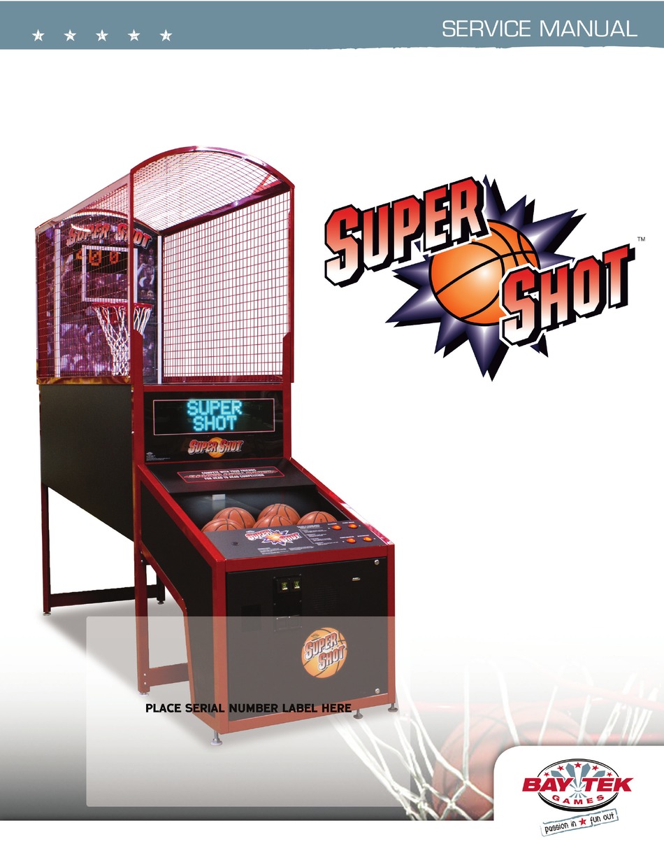 BAY TEK GAMES SUPER SHOT MANUAL Pdf Download | ManualsLib