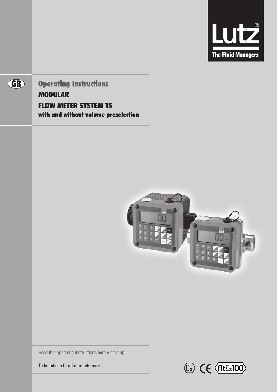 LUTZ ST OPERATING INSTRUCTIONS MANUAL Pdf Download ManualsLib