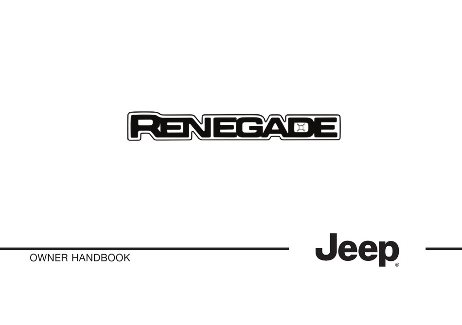 Jeep Renegade Owner's Handbook Manual Pdf Download 