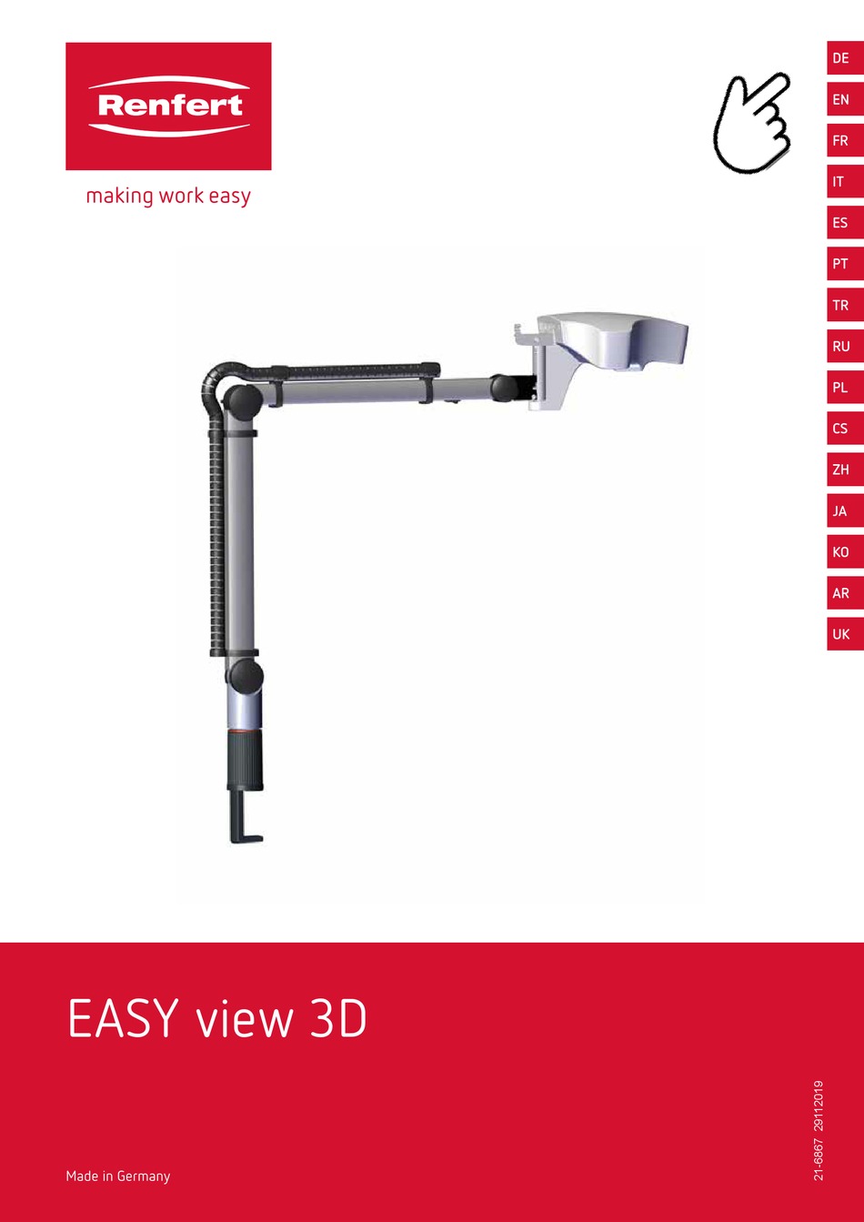 RENFERT EASY VIEW 3D TRANSLATION OF THE ORIGINAL INSTRUCTIONS FOR USE Pdf Download ManualsLib