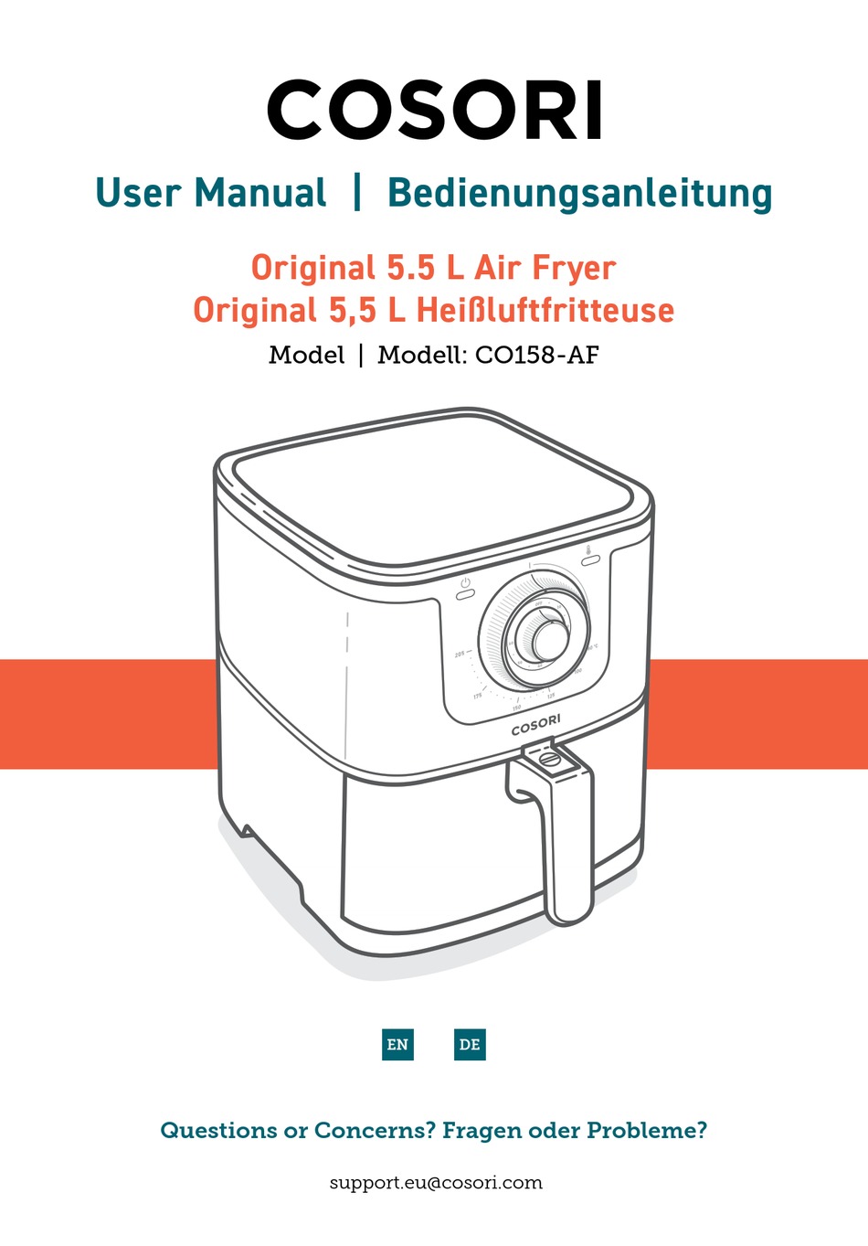 COSORI CO158-AF USER MANUAL Pdf Download | ManualsLib