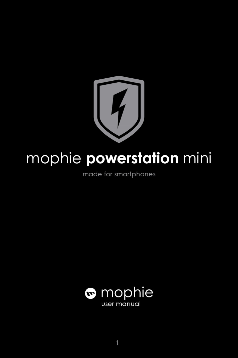 MOPHIE POWERSTATION MINI USER MANUAL Pdf Download ManualsLib