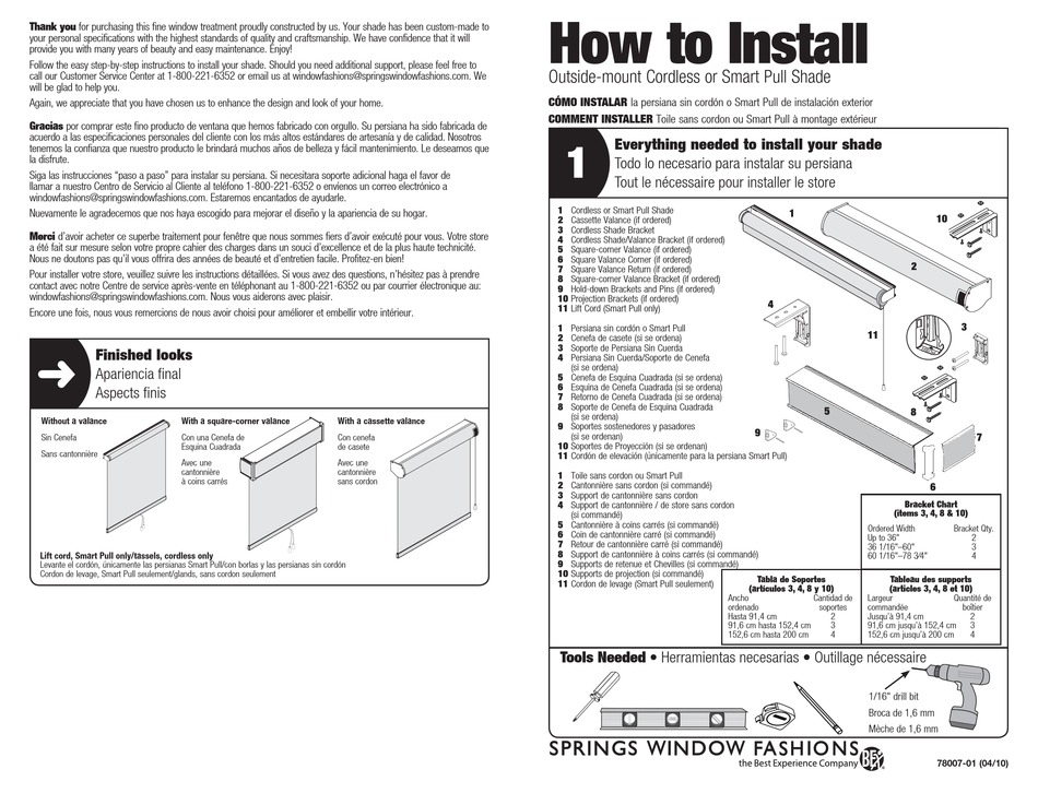 BEST EXPERIENCE SPRINGS WINDOW FASHIONS CORDLESS PULL SHADE HOW TO ...