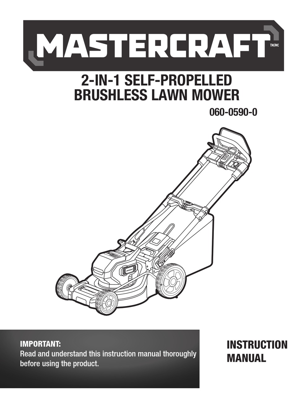 Mastercraft self deals propelled lawn mower