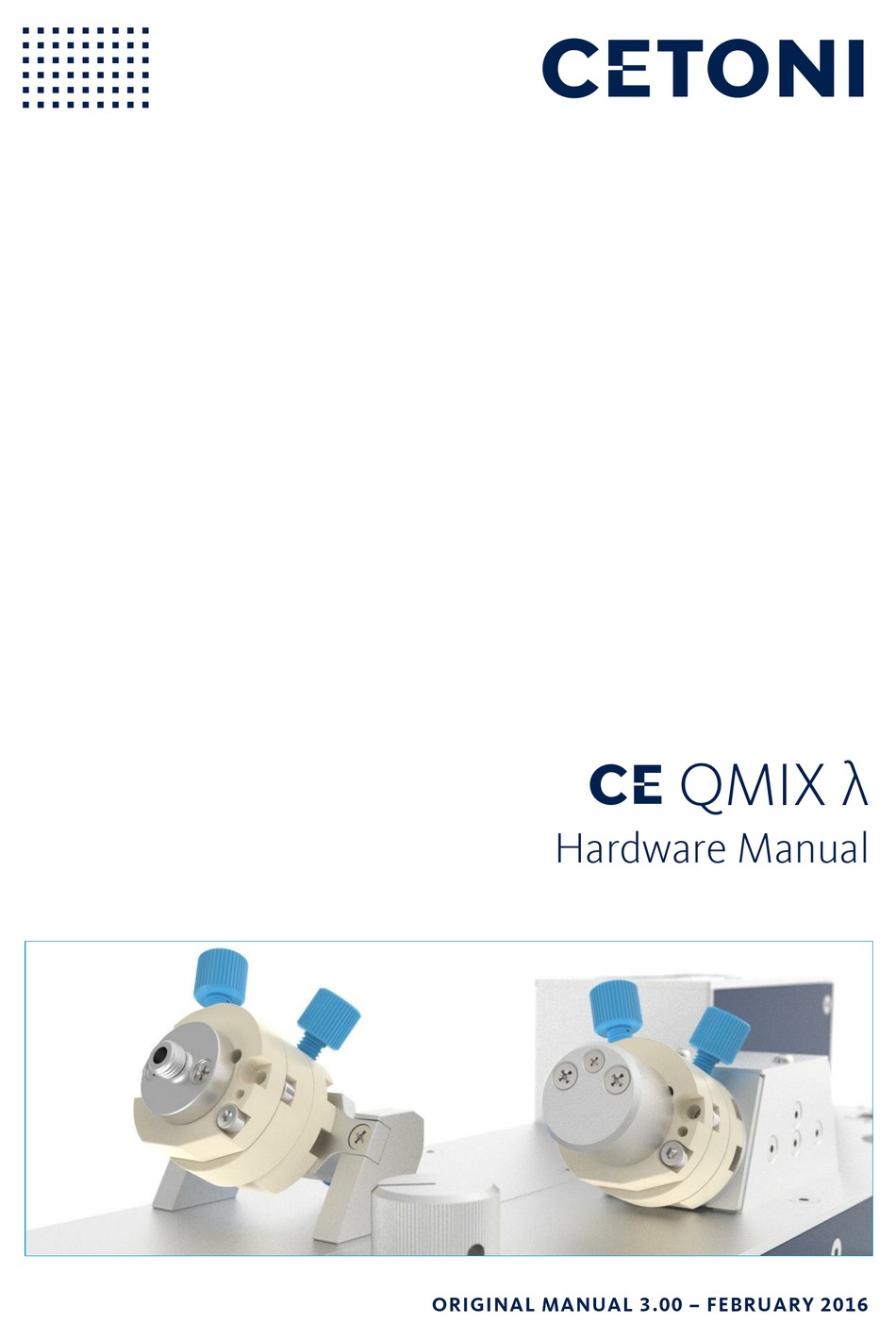 CETONI QMIX L HARDWARE MANUAL Pdf Download ManualsLib