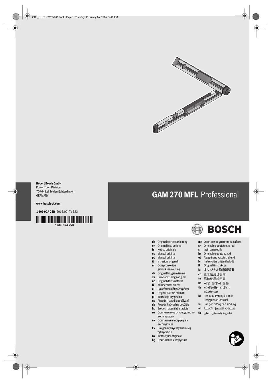 Mitre Finder Bosch GAM 220 MF Professionell Digital Winkelmaß Libelle 