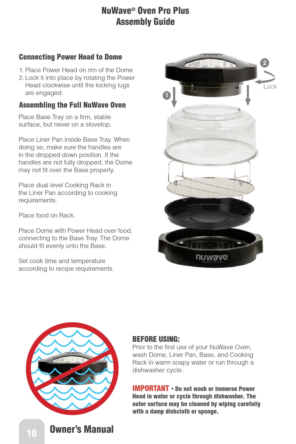 NUWAVE OVEN PRO PLUS OWNER'S MANUAL Pdf Download ManualsLib