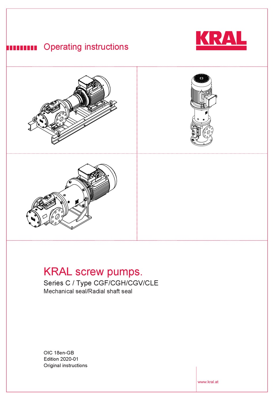 KRAL C SERIES OPERATING INSTRUCTIONS MANUAL Pdf Download ManualsLib