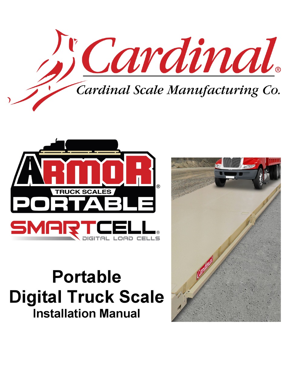 Cardinal Scale  ARMOR-Portable-Truck-Scales-with-Digital-SmartCells