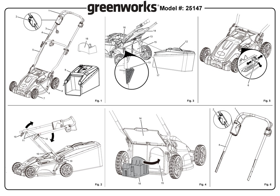 GREENWORKS 25147 MANUAL Pdf Download ManualsLib