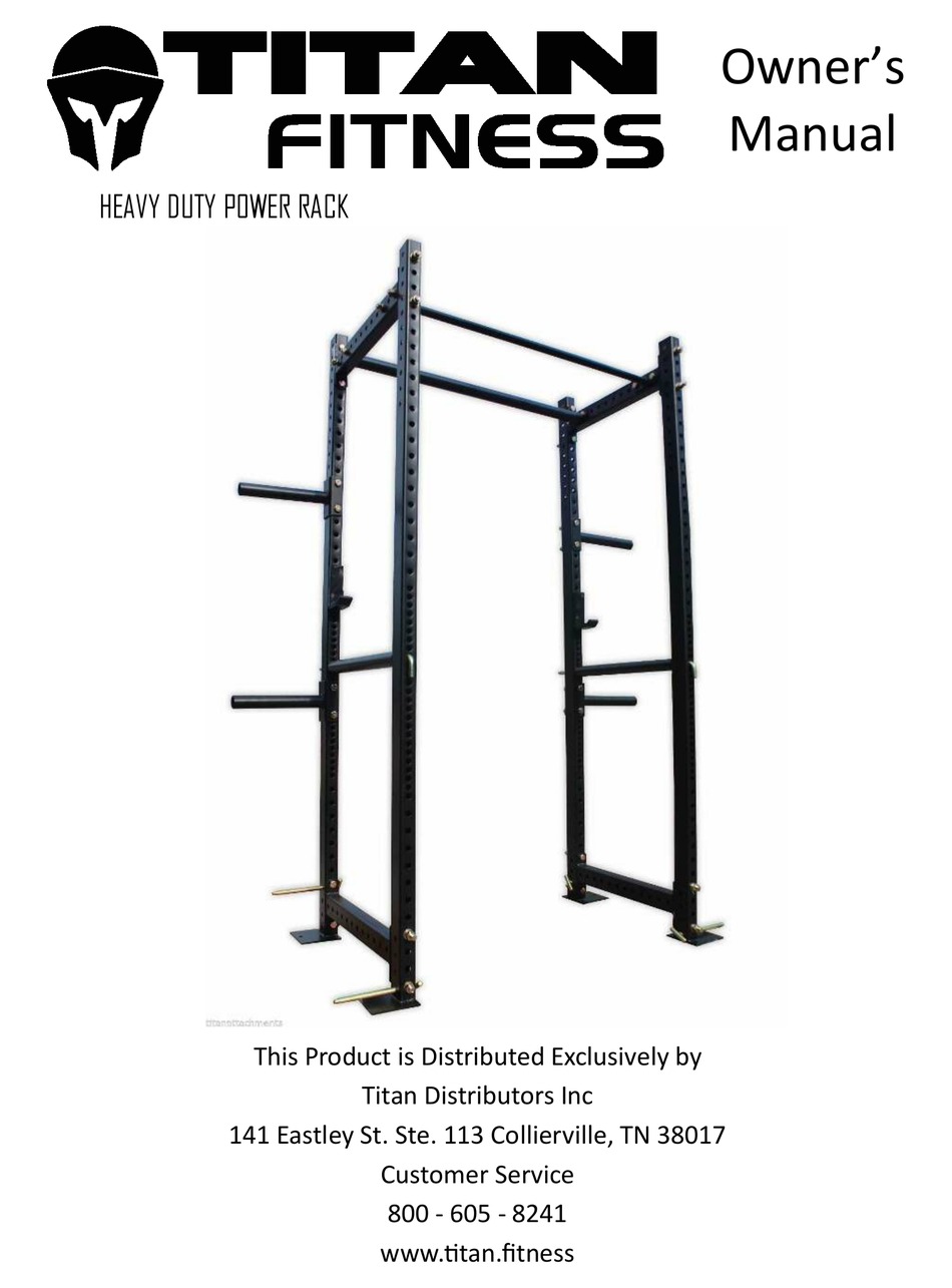 TITAN FITNESS HEAVY DUTY POWER RACK OWNER