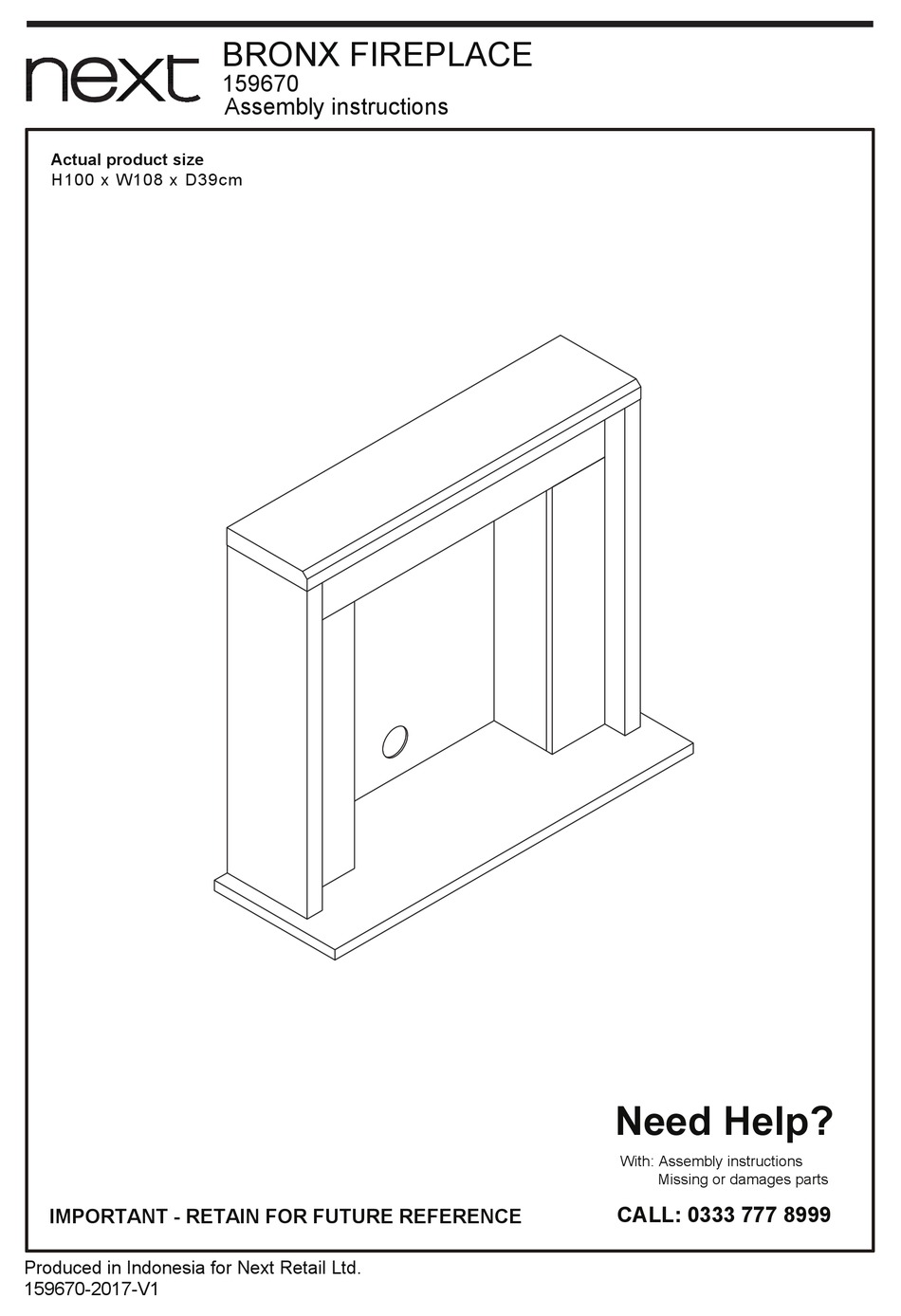 NEXT BRONX ASSEMBLY INSTRUCTIONS MANUAL Pdf Download ManualsLib
