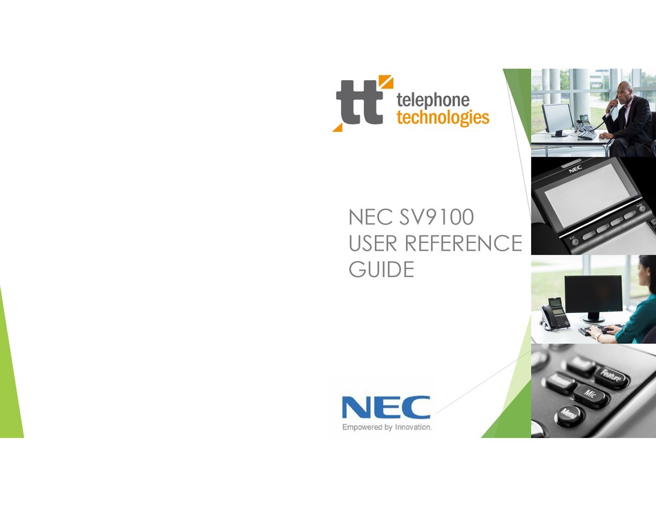 NEC SV9100 USER REFERENCE MANUAL Pdf Download | ManualsLib