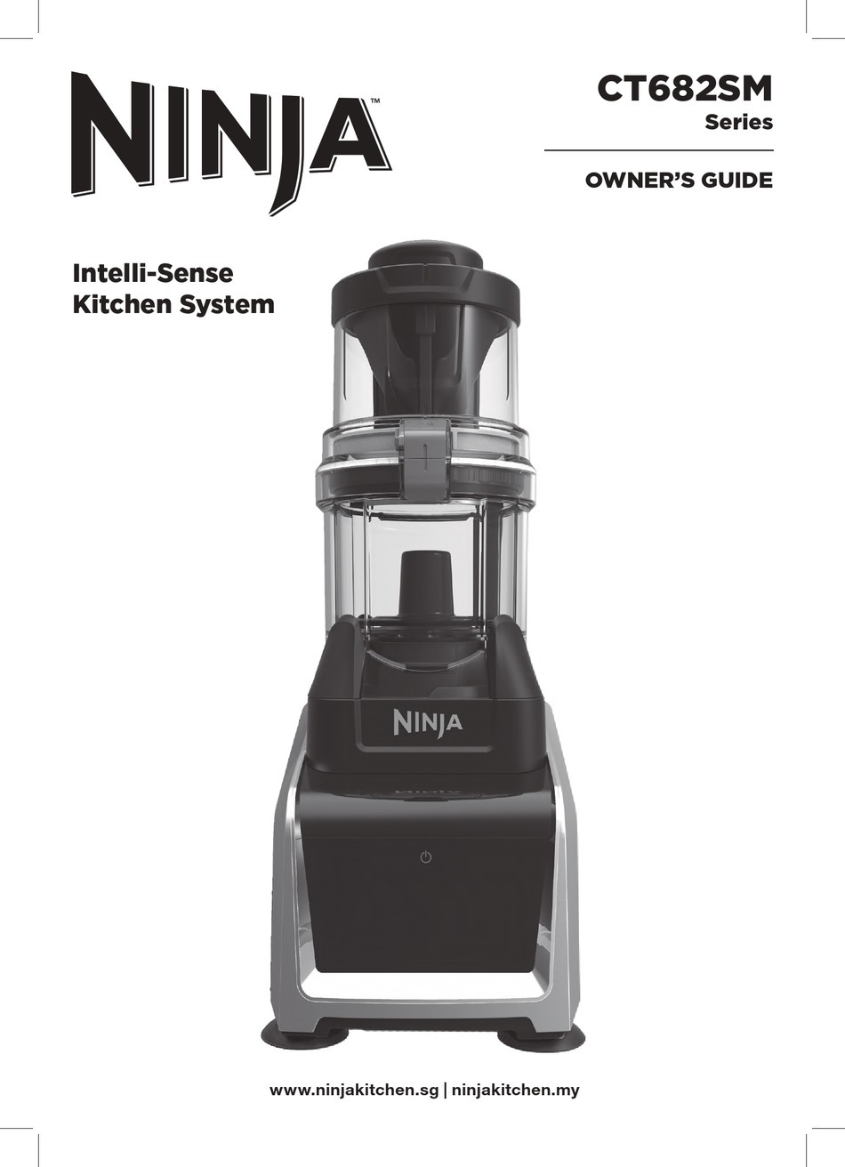 Ninja Smart Screen Kitchen System: CT672A Owner's Manual