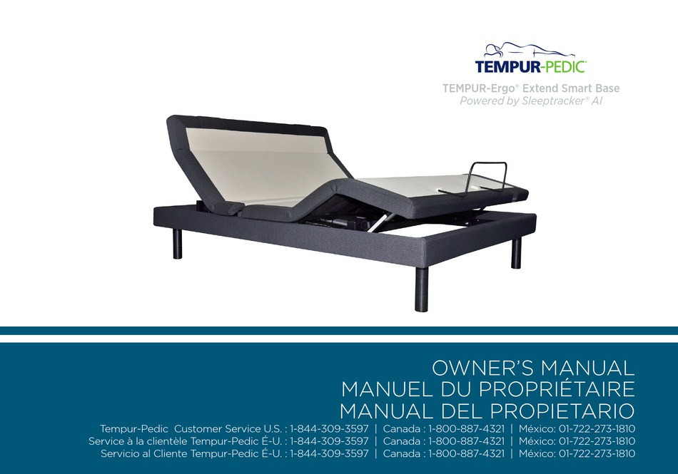 tempurpedic adjustable base manual