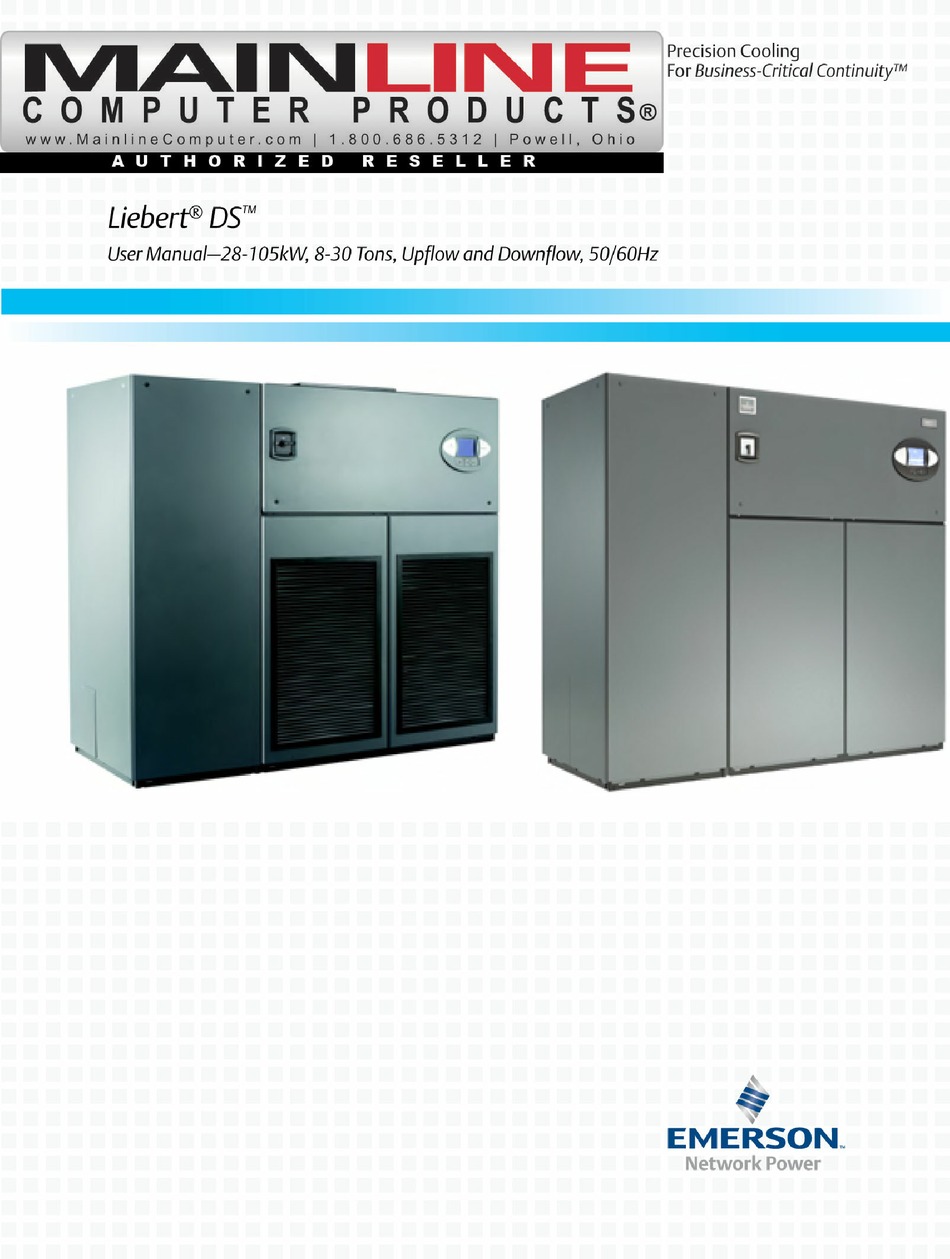 EMERSON LIEBERT DS SERIES USER MANUAL Pdf Download | ManualsLib