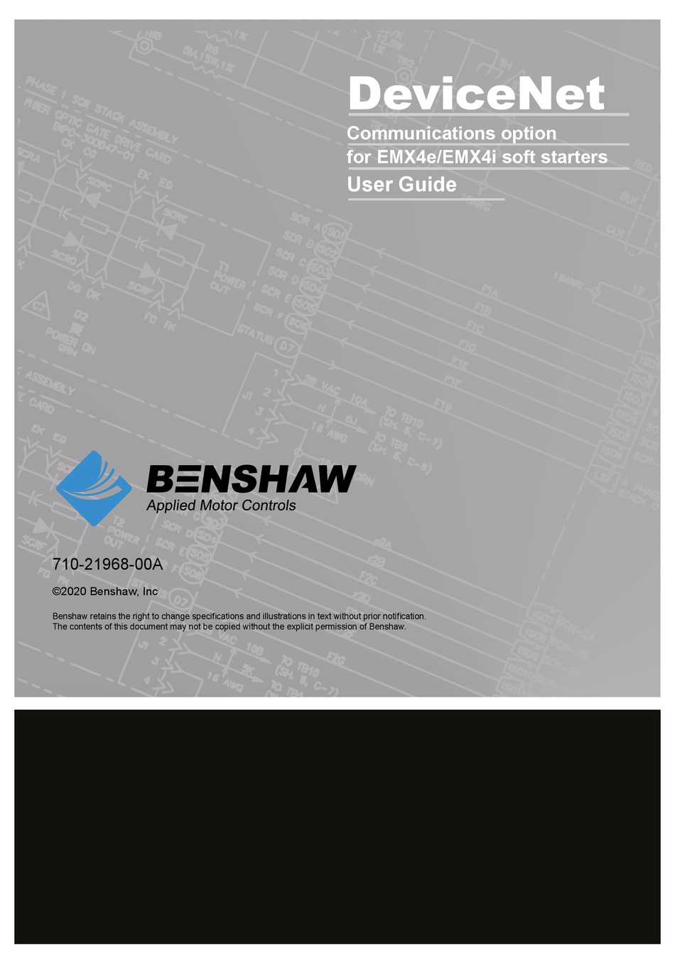 BENSHAW EMX4E USER MANUAL Pdf Download ManualsLib