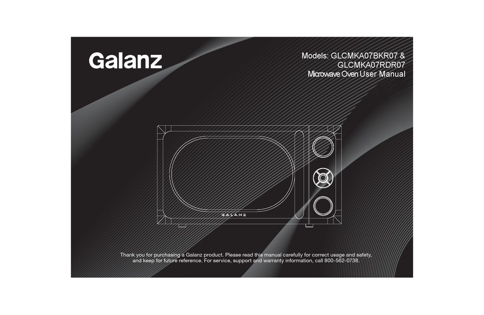 GALANZ GLCMKA07BKR07 USER MANUAL Pdf Download | ManualsLib