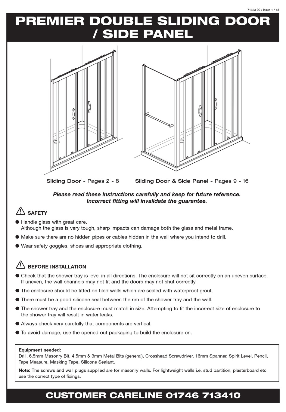 CORAM SHOWERS PREMIER MANUAL Pdf Download ManualsLib