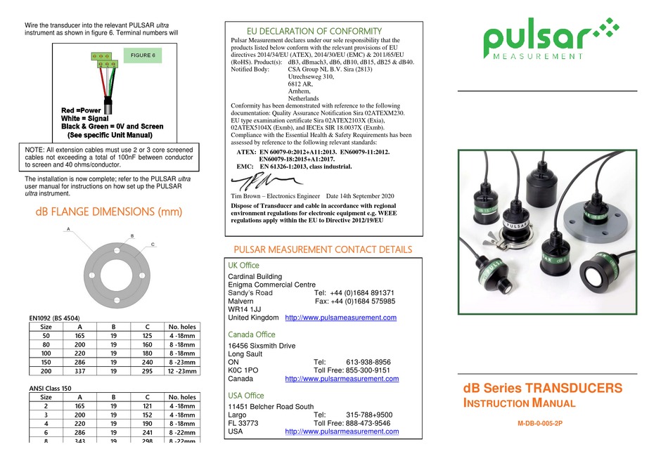 PULSAR DB SERIES INSTRUCTION MANUAL Pdf Download ManualsLib