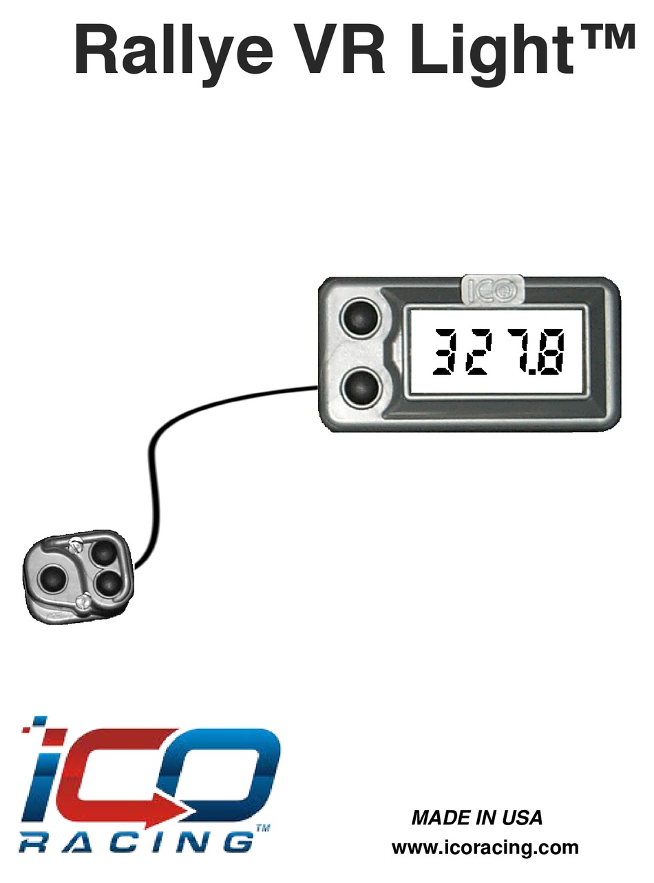 Rallye MAX 2™ Wheel Sensor Tripmeter – ICO Racing